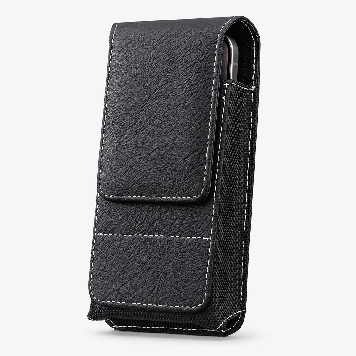 ⚡Big Discount | Waist Belt Cell Phone Pouch 📱 Multi-Pocket Leather Holster with Card Holder-2