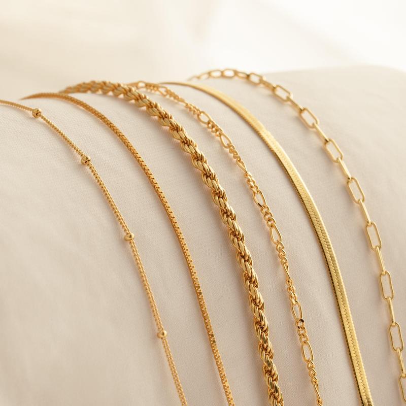Eunoieuon 6-Chain Stacking Bracelet Set