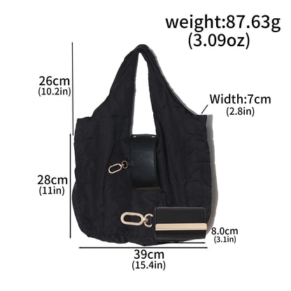 Foldable Shopping Bag Keychain Eco-Friendly Reusable Tote Bag