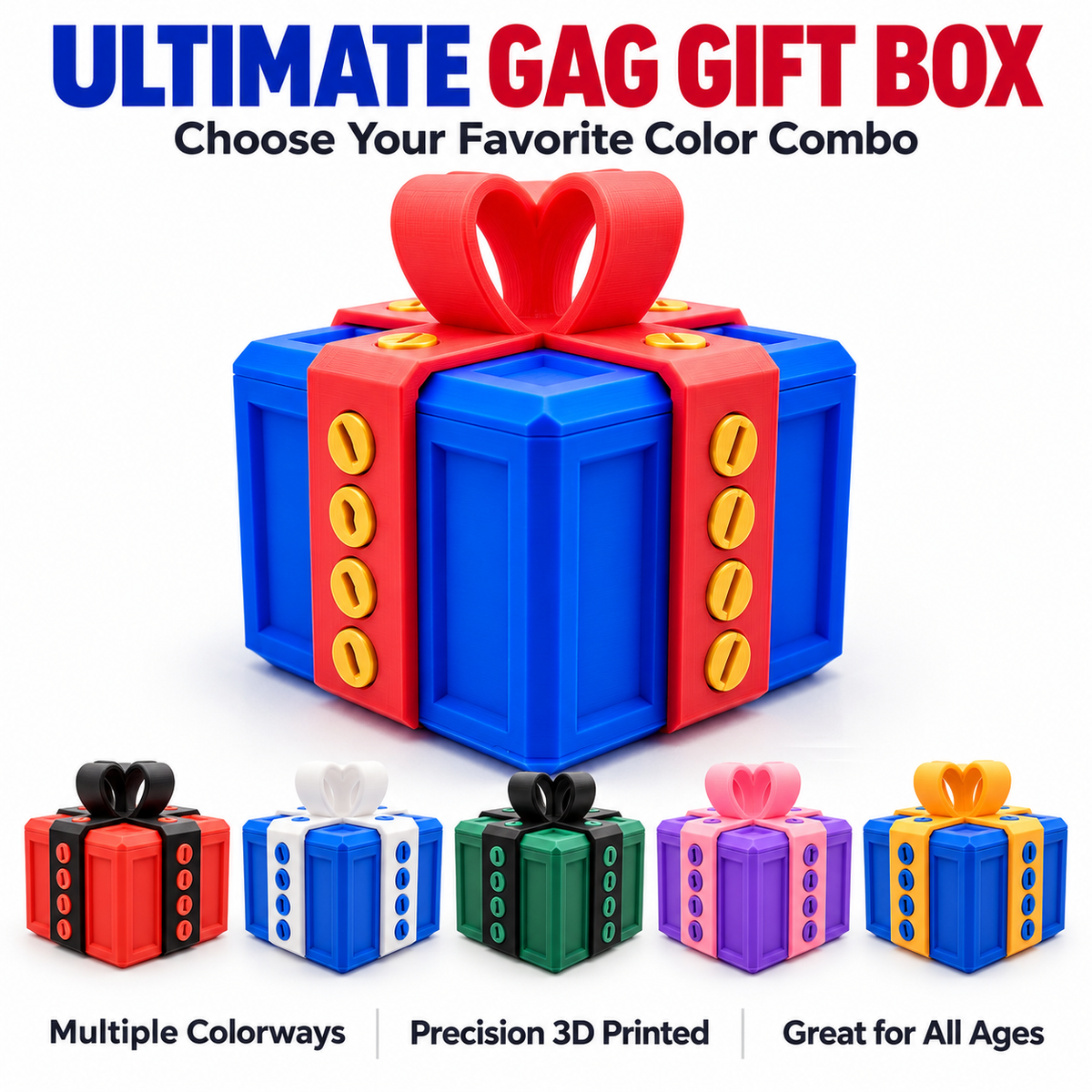 🔥Last Day Promotion 49% OFF🎁Annoying Gift Box - 3D Printed Gift Box