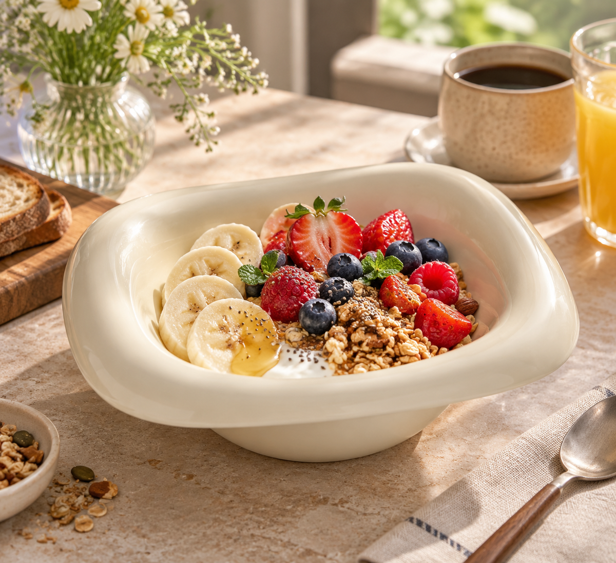 Wave Ceramic Bowl